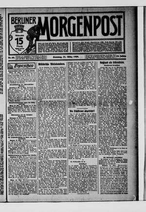 Berliner Morgenpost vom 21.03.1909