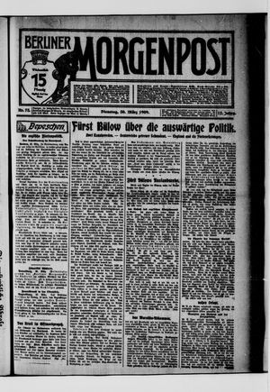 Berliner Morgenpost vom 30.03.1909