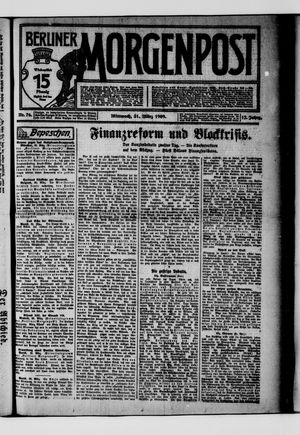 Berliner Morgenpost vom 31.03.1909