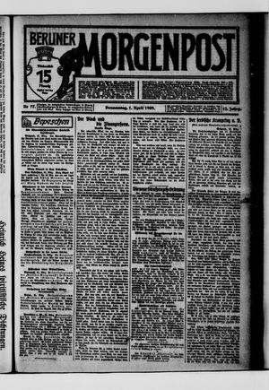 Berliner Morgenpost vom 01.04.1909