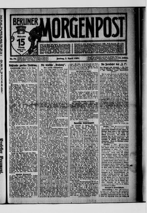 Berliner Morgenpost vom 02.04.1909