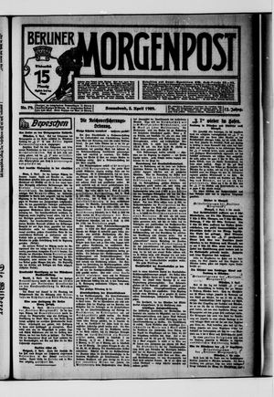 Berliner Morgenpost vom 03.04.1909