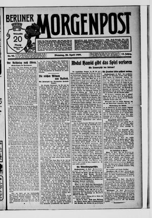 Berliner Morgenpost vom 20.04.1909