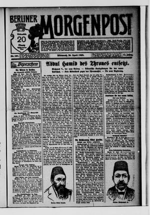 Berliner Morgenpost vom 28.04.1909