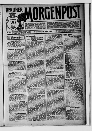 Berliner Morgenpost vom 29.04.1909