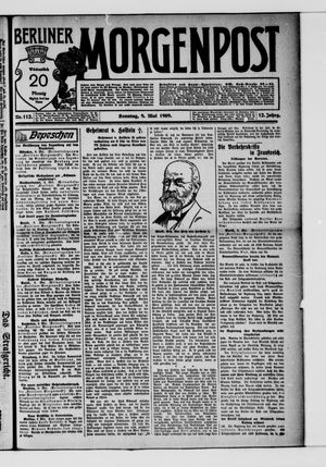 Berliner Morgenpost vom 09.05.1909