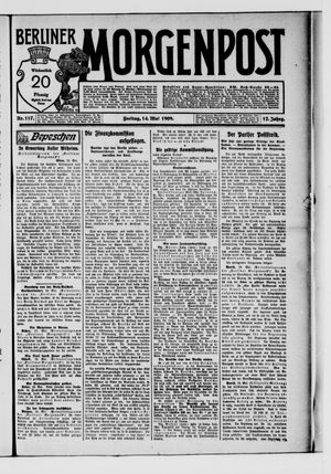 Berliner Morgenpost vom 14.05.1909
