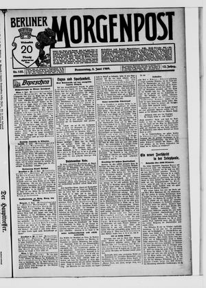 Berliner Morgenpost vom 03.06.1909