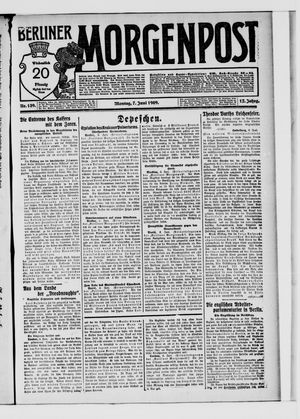 Berliner Morgenpost vom 07.06.1909