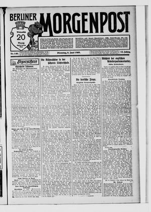 Berliner Morgenpost vom 08.06.1909