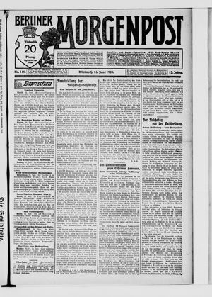 Berliner Morgenpost vom 16.06.1909