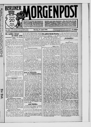 Berliner Morgenpost vom 21.06.1909