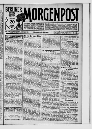 Berliner Morgenpost vom 23.06.1909