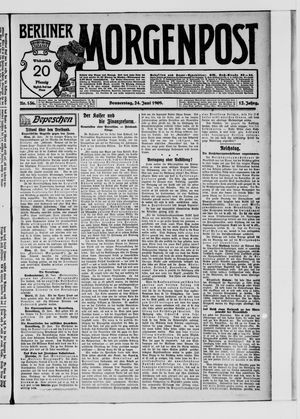 Berliner Morgenpost vom 24.06.1909