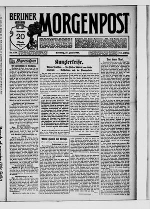 Berliner Morgenpost vom 27.06.1909