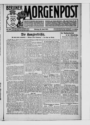 Berliner Morgenpost vom 28.06.1909