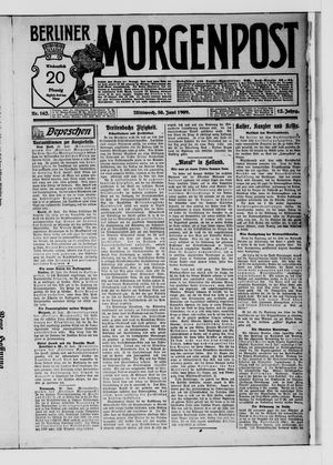 Berliner Morgenpost vom 30.06.1909