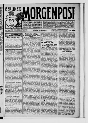 Berliner Morgenpost vom 04.07.1909