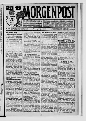 Berliner Morgenpost vom 05.07.1909