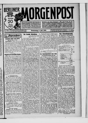 Berliner Morgenpost vom 08.07.1909