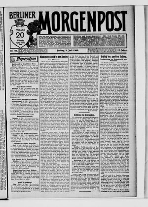 Berliner Morgenpost vom 09.07.1909