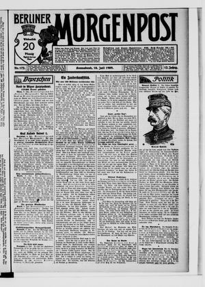 Berliner Morgenpost vom 10.07.1909