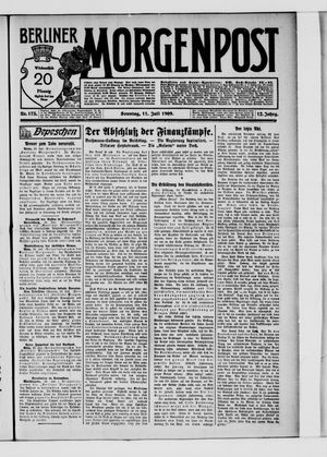 Berliner Morgenpost vom 11.07.1909
