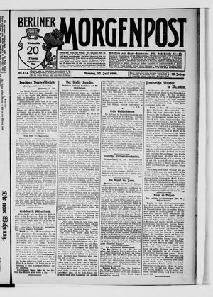 Berliner Morgenpost vom 12.07.1909