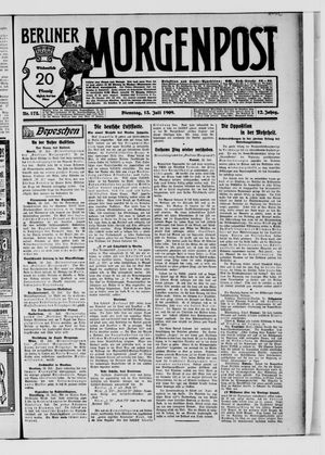 Berliner Morgenpost vom 13.07.1909
