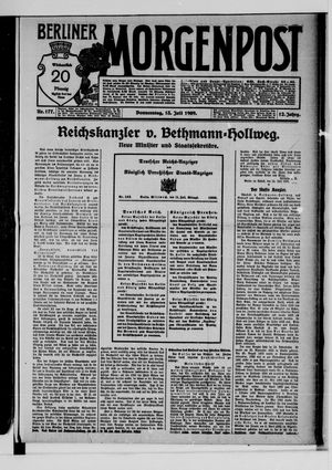 Berliner Morgenpost vom 15.07.1909