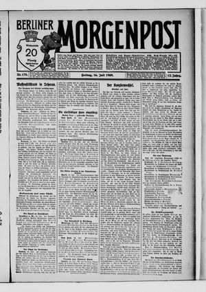 Berliner Morgenpost vom 16.07.1909
