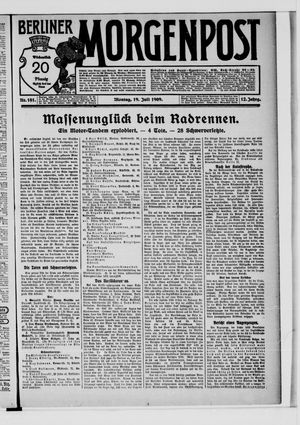 Berliner Morgenpost vom 19.07.1909