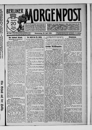 Berliner Morgenpost vom 22.07.1909