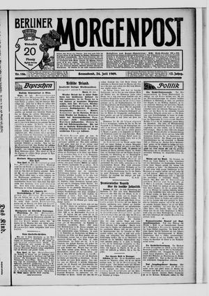 Berliner Morgenpost vom 24.07.1909