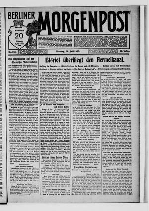 Berliner Morgenpost vom 26.07.1909