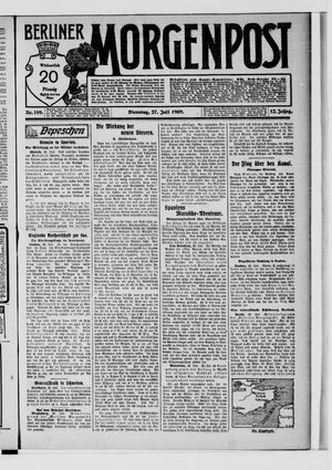 Berliner Morgenpost vom 27.07.1909
