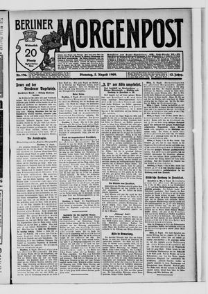 Berliner Morgenpost vom 03.08.1909