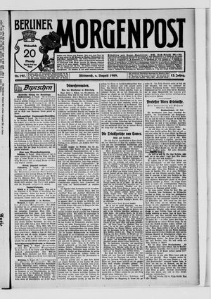 Berliner Morgenpost vom 04.08.1909