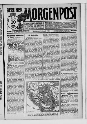 Berliner Morgenpost vom 07.08.1909