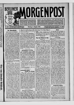 Berliner Morgenpost vom 09.08.1909
