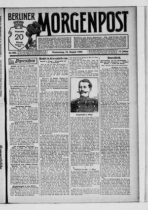 Berliner Morgenpost vom 12.08.1909