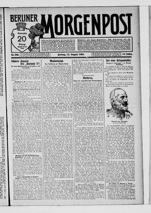 Berliner Morgenpost vom 13.08.1909