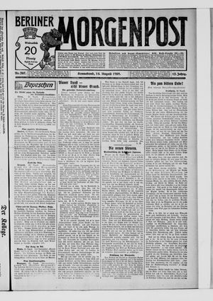 Berliner Morgenpost vom 14.08.1909