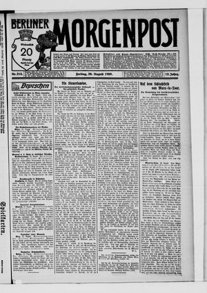 Berliner Morgenpost vom 20.08.1909