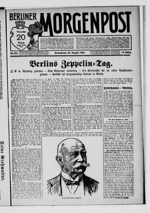 Berliner Morgenpost vom 28.08.1909