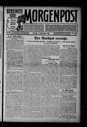 Berliner Morgenpost vom 03.09.1909