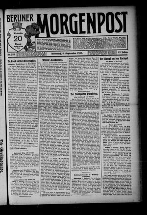 Berliner Morgenpost vom 08.09.1909