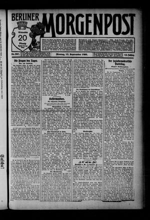 Berliner Morgenpost vom 13.09.1909