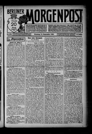 Berliner Morgenpost vom 14.09.1909