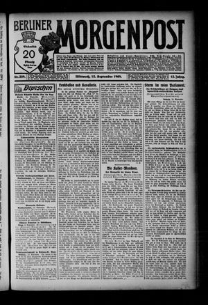 Berliner Morgenpost on Sep 15, 1909
